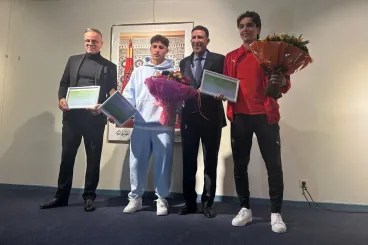 Tribute in Brussels honors U20 world champions Maamar and Tajaouart