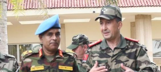 Moroccan army chief discusses Polisario attack on Mahbes with MINURSO commander