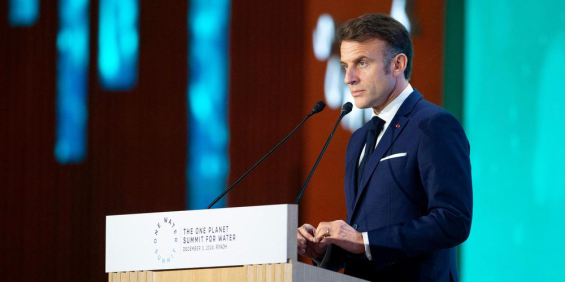 In Saudi Arabia, Macron commends Morocco's water infrastructure