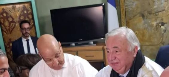The President of the French Senate in Laayoune