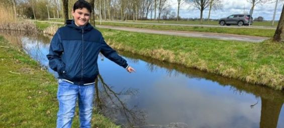 Khalid Ahriouil, the canal hero at only 11 years old / DR