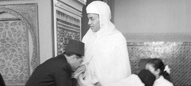 The late King Hassan II on the day of his enthronement at the Royal Palace in Rabat. / Photo by Phillipe Le Tellier