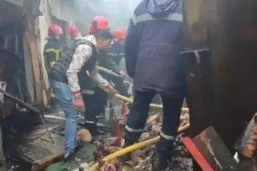 حريق في السوق الأسبوعي بالريصاني دون تسجيل ضحايا 