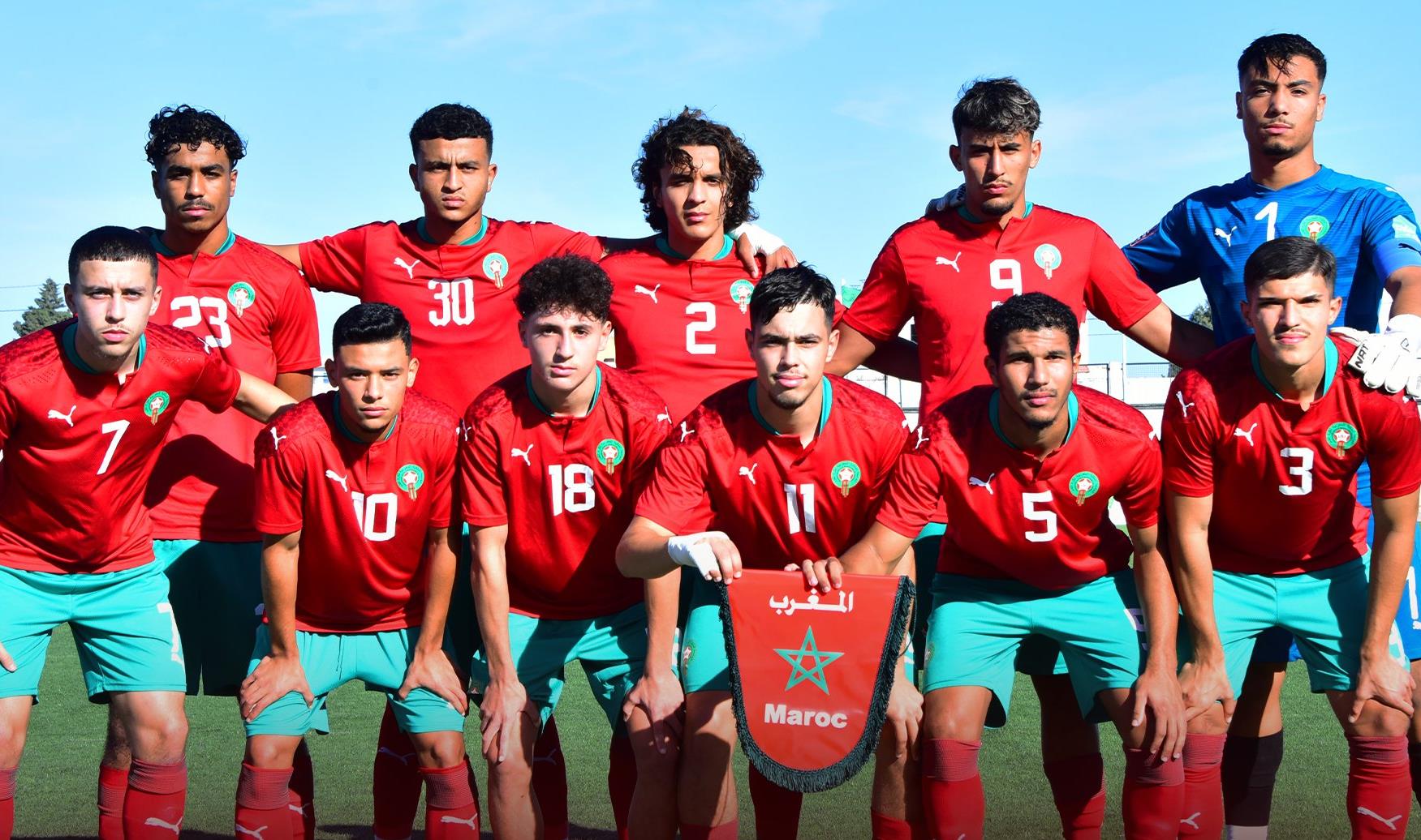 Le Maroc Bat L’Algérie Au Tournoi UNAF U20