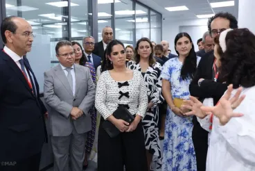 السيدة الأولى لجمهورية السلفادور تزور بالرباط مركز محمد السادس للبحث والابتكار