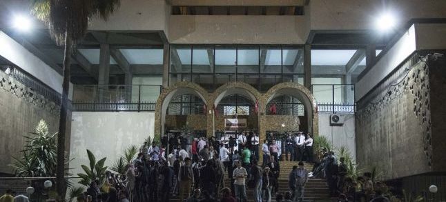 The Casablanca Appeal court on June the 26th, after pronouncing sentences against 53 Hirak detainees./Ph. Mehdi Moussahim-Yabiladi