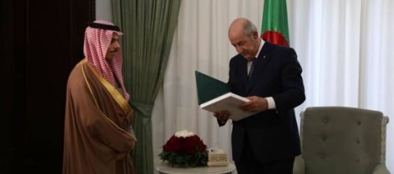 Algerian President Abdelmajid Tebboune in Saudi Arabia. / DR