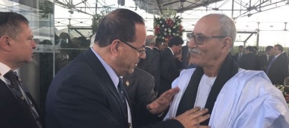Brahim Ghali with Ayoub Kara./Ph. Twitter Ayoub Kara