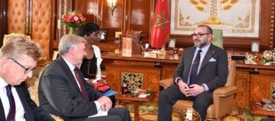 King Mohammed VI met on Tuesday Horst Kohler, the UN personal envoy to Western Sahara in Rabat./Ph. MAP