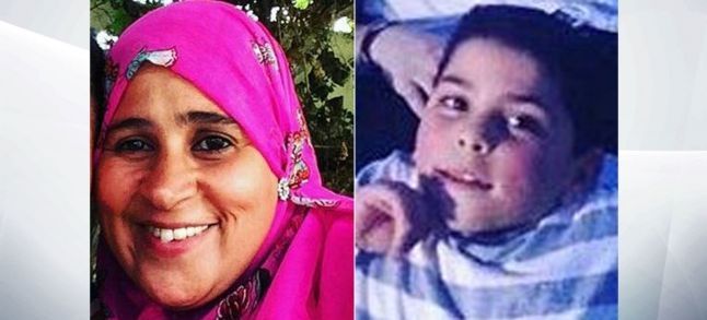 Fouzia El Wahabi and her son Mehdi El Wahabi who are beleived to be dead in the Grenfell tower fire./Ph. Sky News