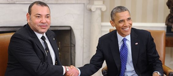 King Mohammed VI with the former US President, Barack Obama during his visit to the USA./Ph. DR