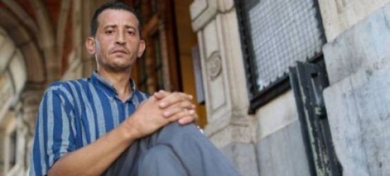 Mohamed Charfih, who prevented the terrorist from getting on the train at the Brussels central station./Ph. La DH