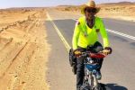 Le Marocain Karim Mosta termine au Sénégal son périple à vélo entamé à Amsterdam