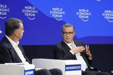 Morocco’s Prime Minister Akhannouch represents King Mohammed VI at Davos Forum