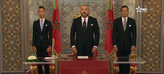 King  Mohammed VI praises the role of law enforcement services and criticizes political parties 
