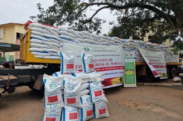 As promised, Morocco hands over 2,000 tonnes of fertilizer to Ghana as bilateral ties deepen