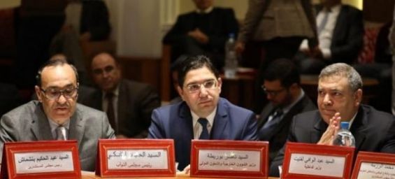 Foreign Minister Nasser Bourita, Interior Minister Abdelouafi Laftit./Ph. DR