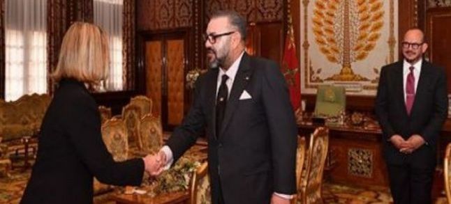 King Mohammed VI and Federica Mogherini./Ph. DR