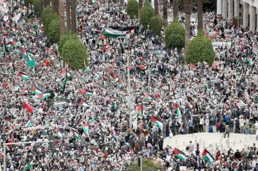 مناهضو التطبيع ينظمون مسيرة وطنية تضامنا مع الشعب الفلسطيني  بالرباط يوم 5 أكتوبر