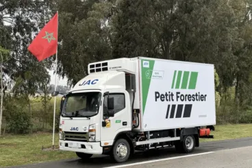 Morocco's first 100% electric refrigerated truck launched by Petit Forestier
