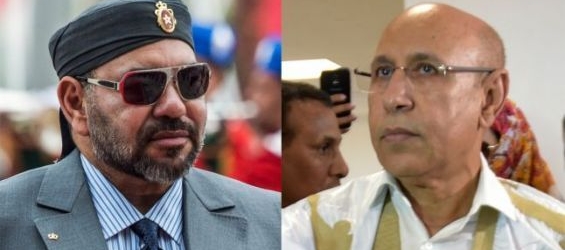 King Mohammed VI and Mauritanian president Mohamed Ould Cheikh El Ghazouani. / DR