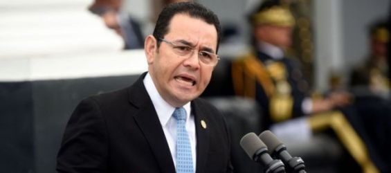 Jimmy Morales, the president of Guatemala / Ph. DR  