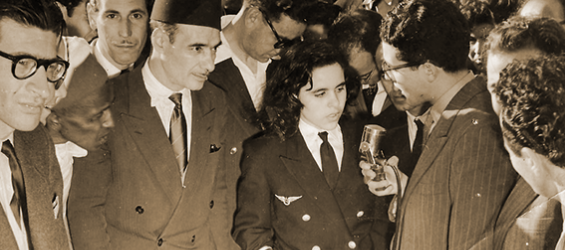 Touria Chaoui, the female pilot in Morocco and the Arab World./Ph. DR