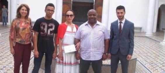 The Gabonese president, Ali Bongo on an unofficial visit to Tangier./Ph. National Museum Foundation