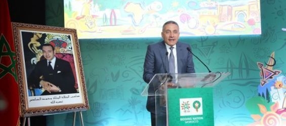 Bid Committee chairma Moulay Hafid Elalamy, Friday in a conference./ph. Mehdi Moussahim-Yabiladi