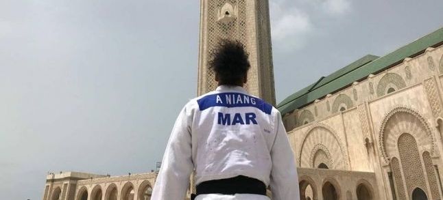 Moroccan-French judoka Asma Niang./Ph. Asma Niang
