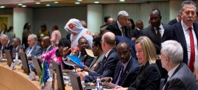 The meeting of foreign affairs ministers of the African Union and the European Union, held on the 21st and 22nd of January, 2019, in Brussels./Ph. ABC