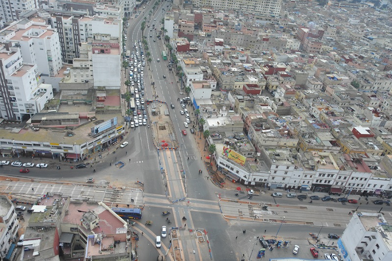 Tramway Casablanca Les Travaux Des Lignes T Et T D Marrent