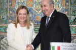 Sahara : Tebboune en remet une couche devant la Première ministre italienne