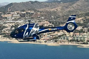 وورلد أفييشن" الإسبانية تطلق رحلات هليكوبتر سريعة تربط مالقة بالمغرب"