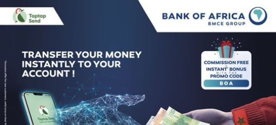 Bank of Africa partners with TAPTAP SEND for fee-free global money transfers to Morocco
