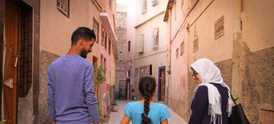 The text "Ph. Moroccan Children's Trust" likely refers to a photo credit for the Moroccan Children's Trust. It is not a sentence or phrase that requires translation, as "Ph." is an abbreviation for "Photo" and "Moroccan Children's Trust" is a proper noun,