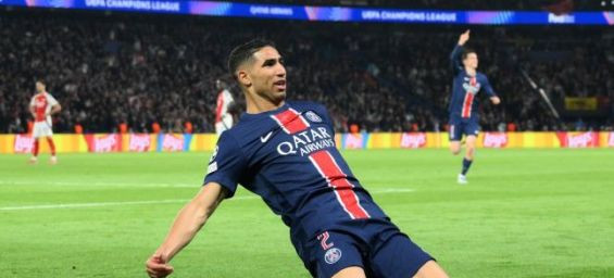 Achraf Hakimi scores the winning goal, PSG reaches the Champions League final