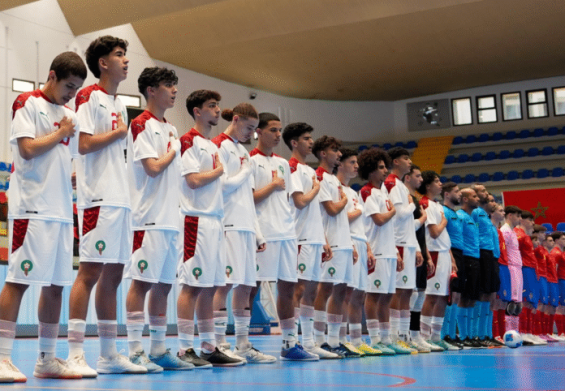Moroccan U19 Futsal team thrills with 6-6 draw against Spain in Rabat