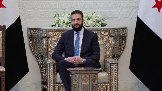 Ahmed Al Charaa, President of the Transition in Syria / DR