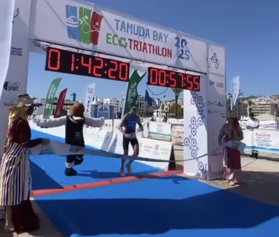 Moroccan triathletes shine at Tamuda Bay Eco Triathlon