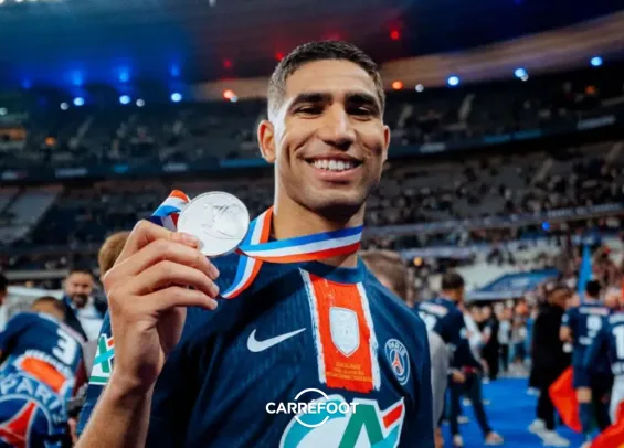 French Cup : Achraf Hakimi clinches the title with PSG