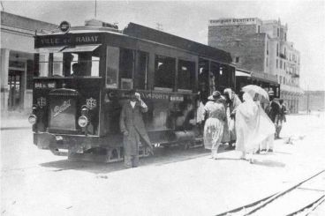 Historia: En 1917, la ciudad de Rabat ya tenía su tranvía