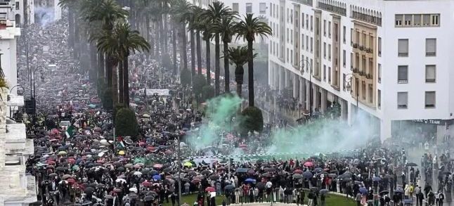 Thousands rally in Rabat for Palestine, call for end to normalization