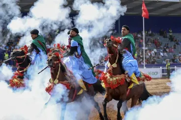 El 24º Campeonato Hassan II de Tbourida en Marruecos concluye su primera fase de clasificaciones