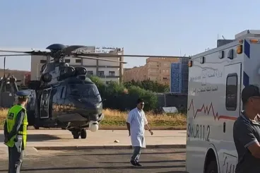 Oujda student run over during Gen Z protests airlifted to Rabat Military Hospital