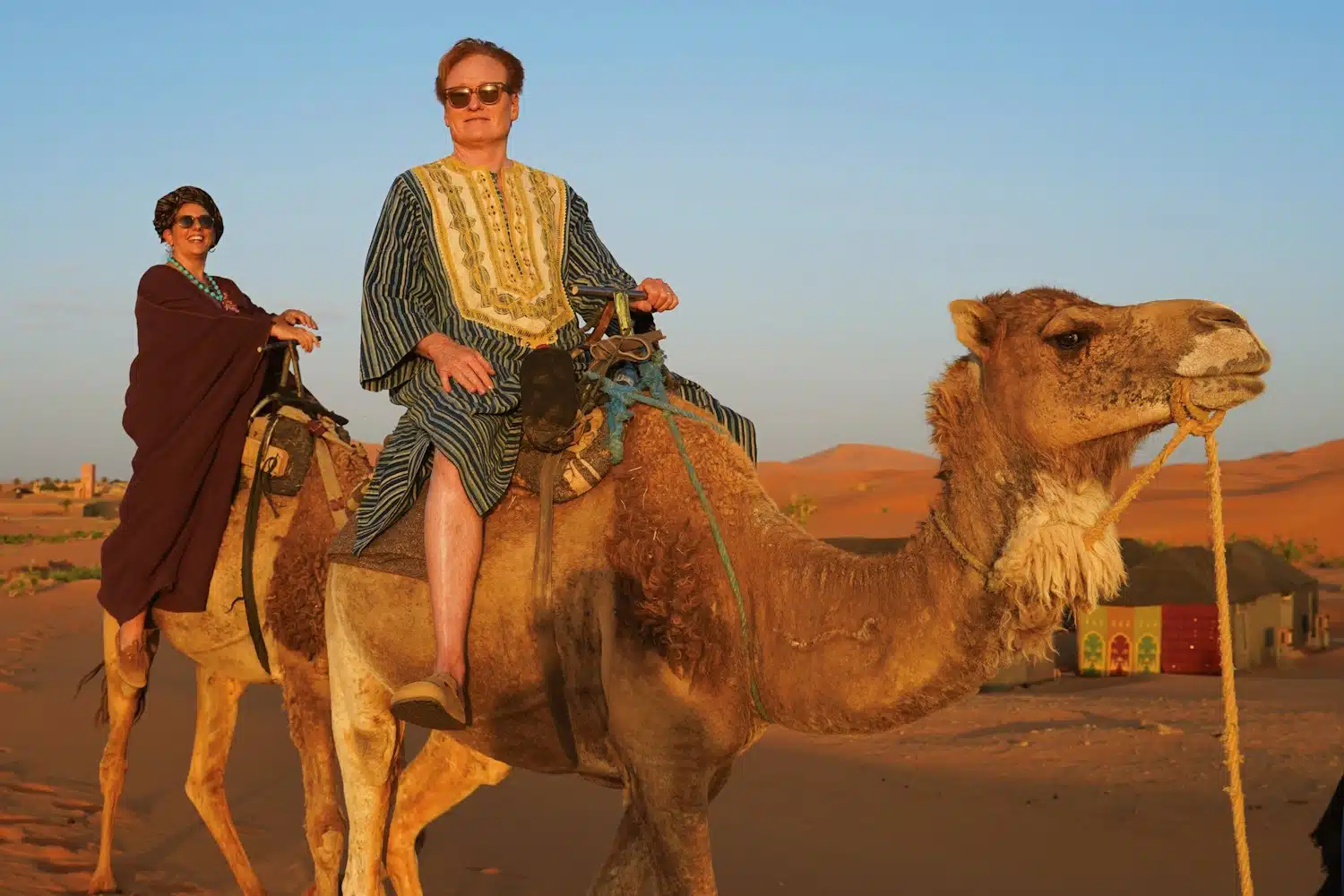 L’humoriste américain Conan O’Brien tourne un nouvel épisode