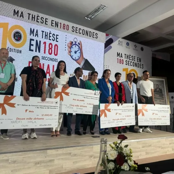 Doctoral candidates shine in Marrakech's «My Thesis in 180 Seconds» competition