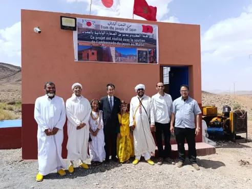 El Japón respalda tres proyectos de agua y agricultura en el sureste de Marruecos