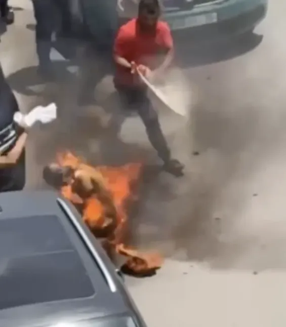 Tangier man sets himself on fire amid eviction and financial distress