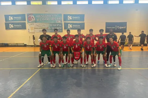 Moroccan under-17 futsal team triumphs at Castro del Río tournament with decisive win over USA